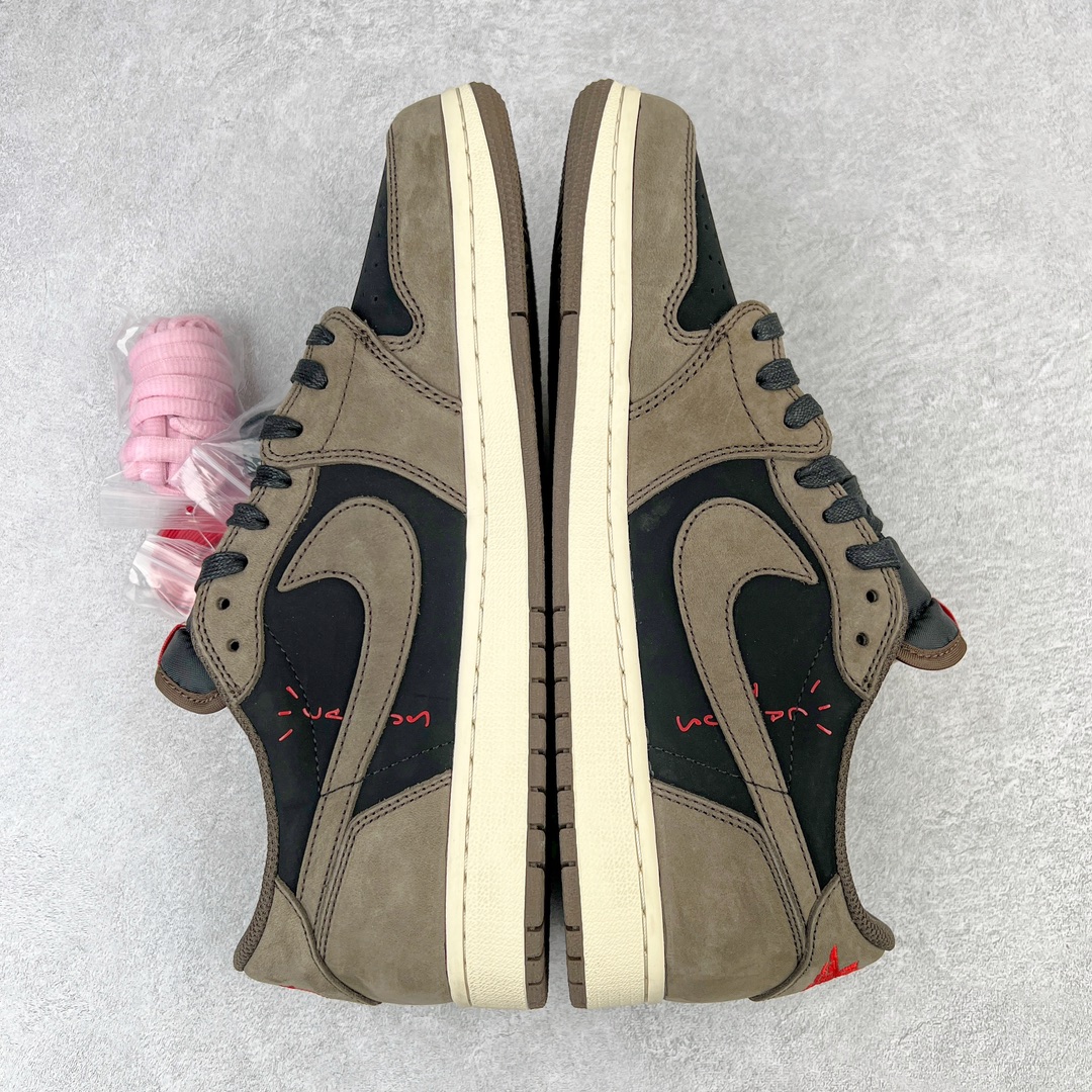 图片[5]-＃DF纯原特价 Travis Scott x Air Jordan AJ1 Low OG SP TS联名深棕倒钩低帮 CQ4277-001＃原盒原配 原厂拉帮工艺 针距密度一致 全新升级网板中底 原楦原纸板开发 后跟弧度收口自然不对折 极致一眼正品既视感 原厂皮料 进口玻璃冲刀皮料裁剪零毛边 承诺百分百一致原鞋 全鞋电脑针车工艺 鞋面清洁度最高QC检验标准 控制溢胶 飞翼3D高频深度立体 鞋盒、防尘纸 均采购来自原厂 尺码对应库存‼️-选品中心
