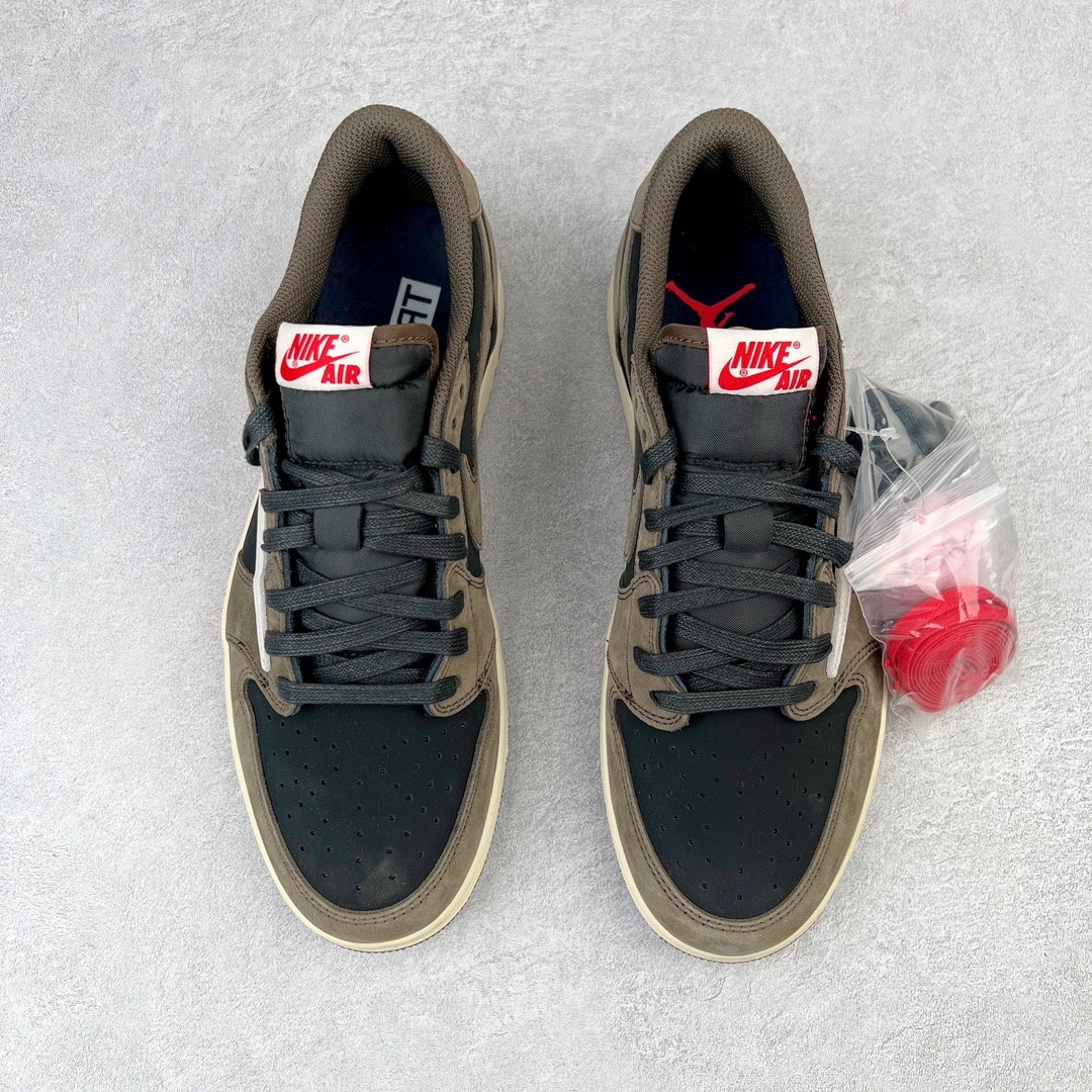 图片[2]-＃DF纯原特价 Travis Scott x Air Jordan AJ1 Low OG SP TS联名深棕倒钩低帮 CQ4277-001＃原盒原配 原厂拉帮工艺 针距密度一致 全新升级网板中底 原楦原纸板开发 后跟弧度收口自然不对折 极致一眼正品既视感 原厂皮料 进口玻璃冲刀皮料裁剪零毛边 承诺百分百一致原鞋 全鞋电脑针车工艺 鞋面清洁度最高QC检验标准 控制溢胶 飞翼3D高频深度立体 鞋盒、防尘纸 均采购来自原厂 尺码对应库存‼️-选品中心