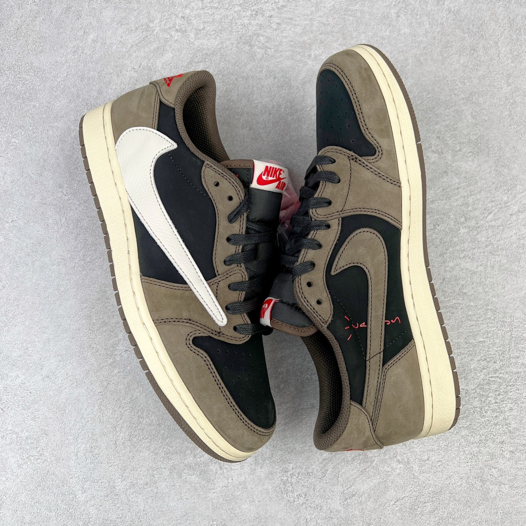 图片[3]-＃DF纯原特价 Travis Scott x Air Jordan AJ1 Low OG SP TS联名深棕倒钩低帮 CQ4277-001＃原盒原配 原厂拉帮工艺 针距密度一致 全新升级网板中底 原楦原纸板开发 后跟弧度收口自然不对折 极致一眼正品既视感 原厂皮料 进口玻璃冲刀皮料裁剪零毛边 承诺百分百一致原鞋 全鞋电脑针车工艺 鞋面清洁度最高QC检验标准 控制溢胶 飞翼3D高频深度立体 鞋盒、防尘纸 均采购来自原厂 尺码对应库存‼️-选品中心