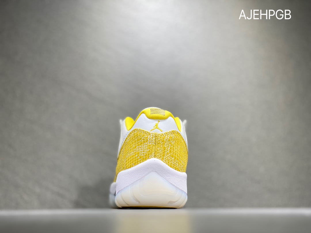 380 Air Jordan 11 AJ11 Low乔丹11 黄色蛇纹低帮AH7860-107
