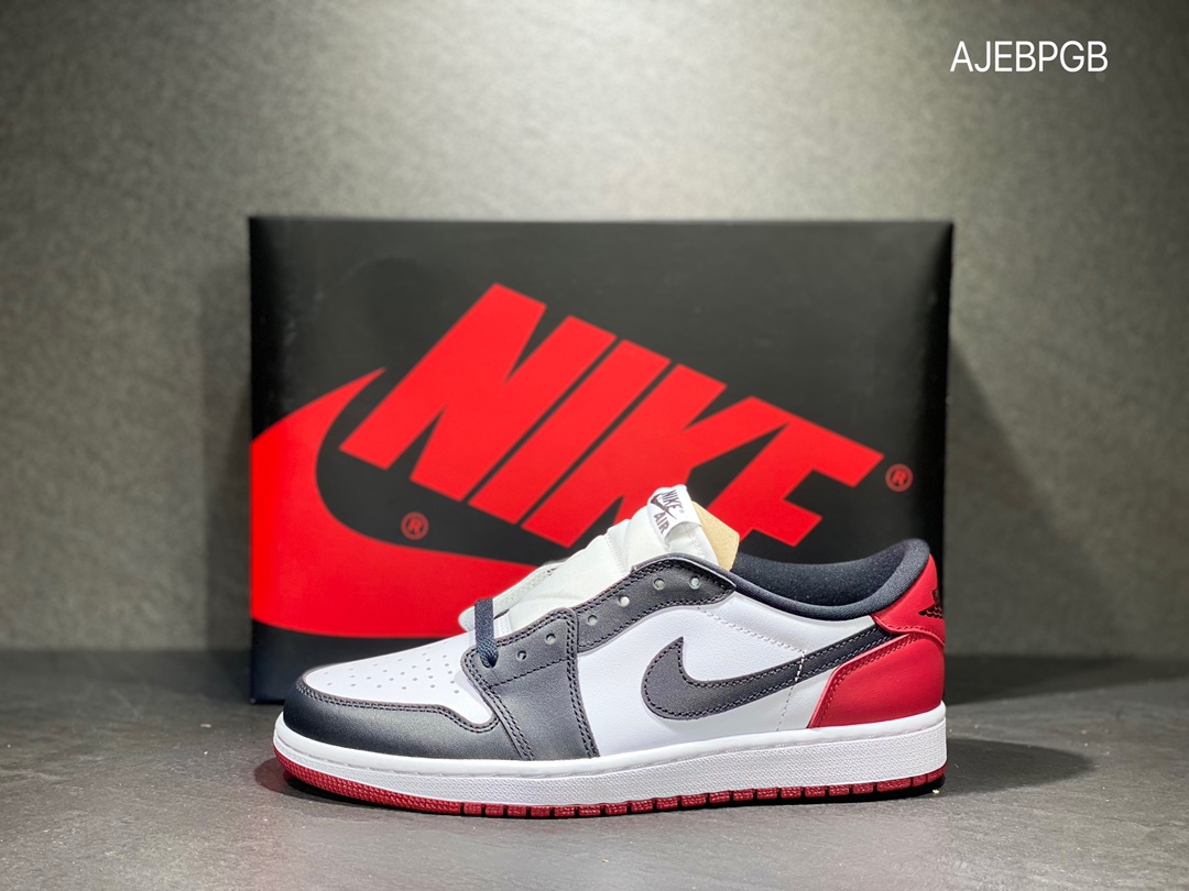 320 Nike AIR JORDAN 1 Low AJ1 乔丹低帮 黑脚趾