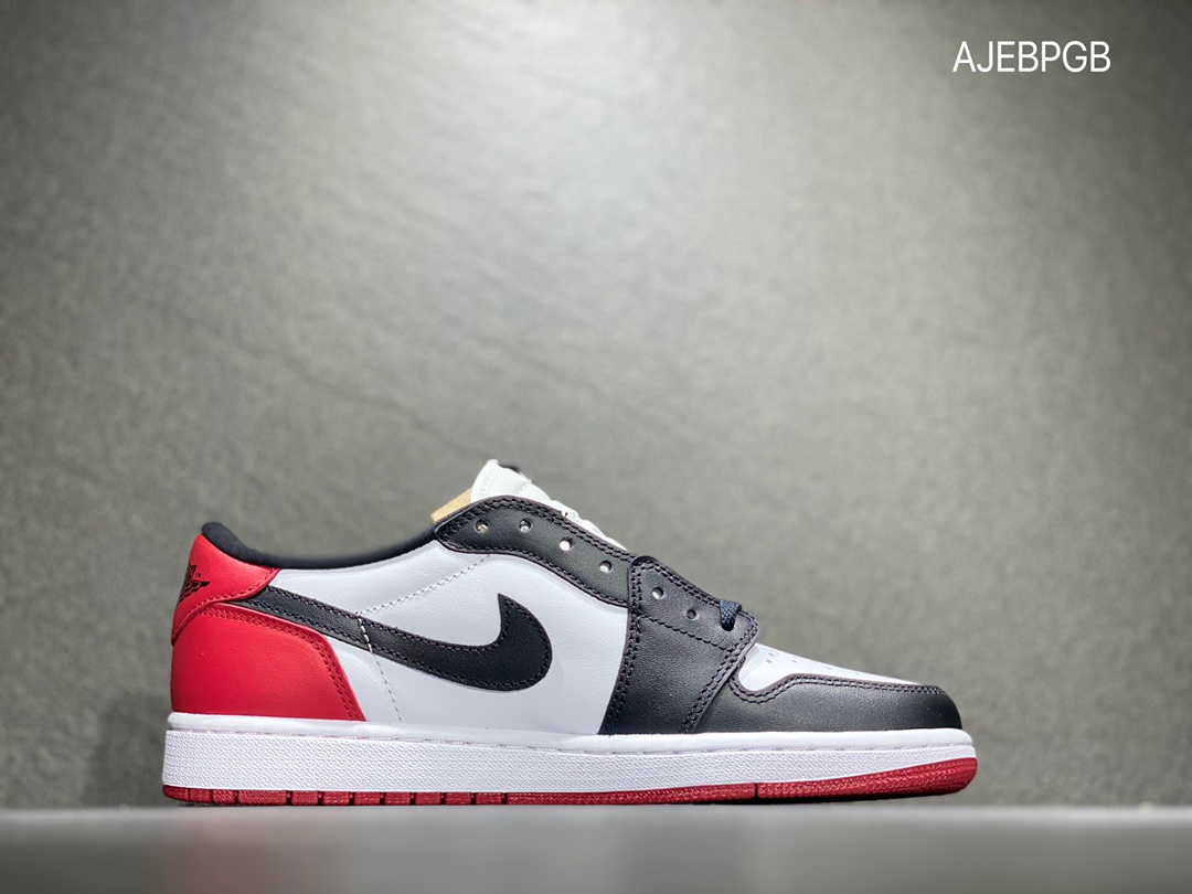 320 Nike AIR JORDAN 1 Low AJ1 乔丹低帮 黑脚趾