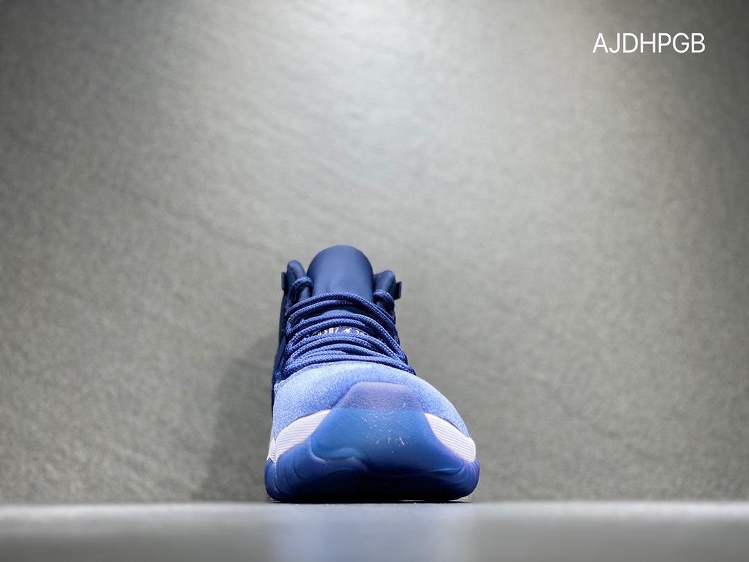 280 Air Jordan 11 AJ11 乔丹11代 午夜蓝 丝绸丝绒 高帮篮球鞋AR0715-441