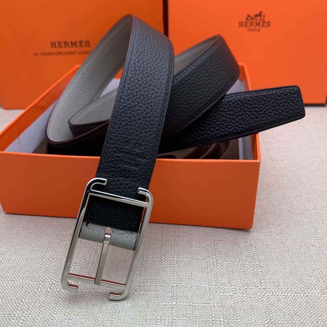 Hermès爱马仕针扣皮带原单品质双