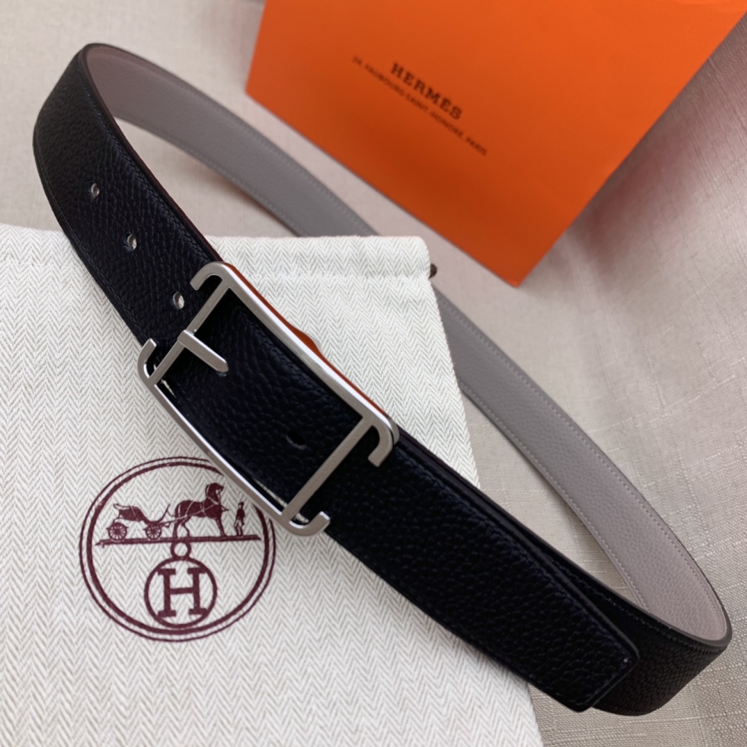 Hermès爱马仕针扣皮带原单品质双