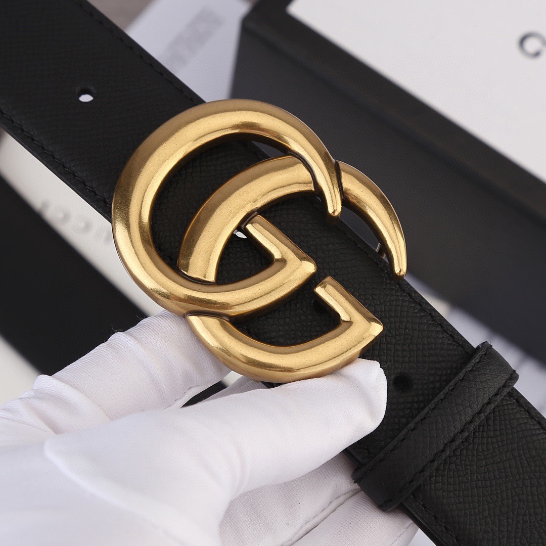 宽度3.8cm GUCCI 手掌纹/双面头层 采用精挑细选进口顶级牛皮