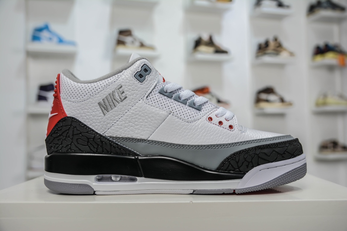300 顶级性价比Air Jordan 3 Retro NRG JTH手稿白水泥 AQ3835-160