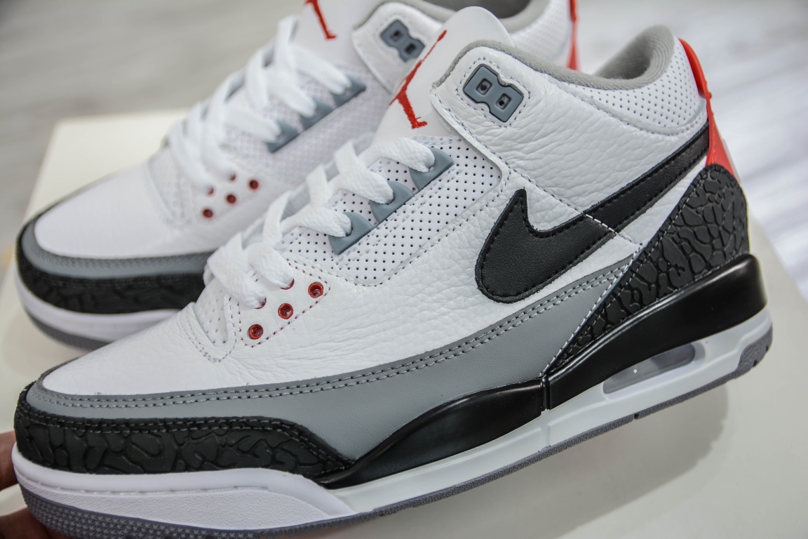 300 顶级性价比Air Jordan 3 Retro NRG JTH手稿白水泥 AQ3835-160