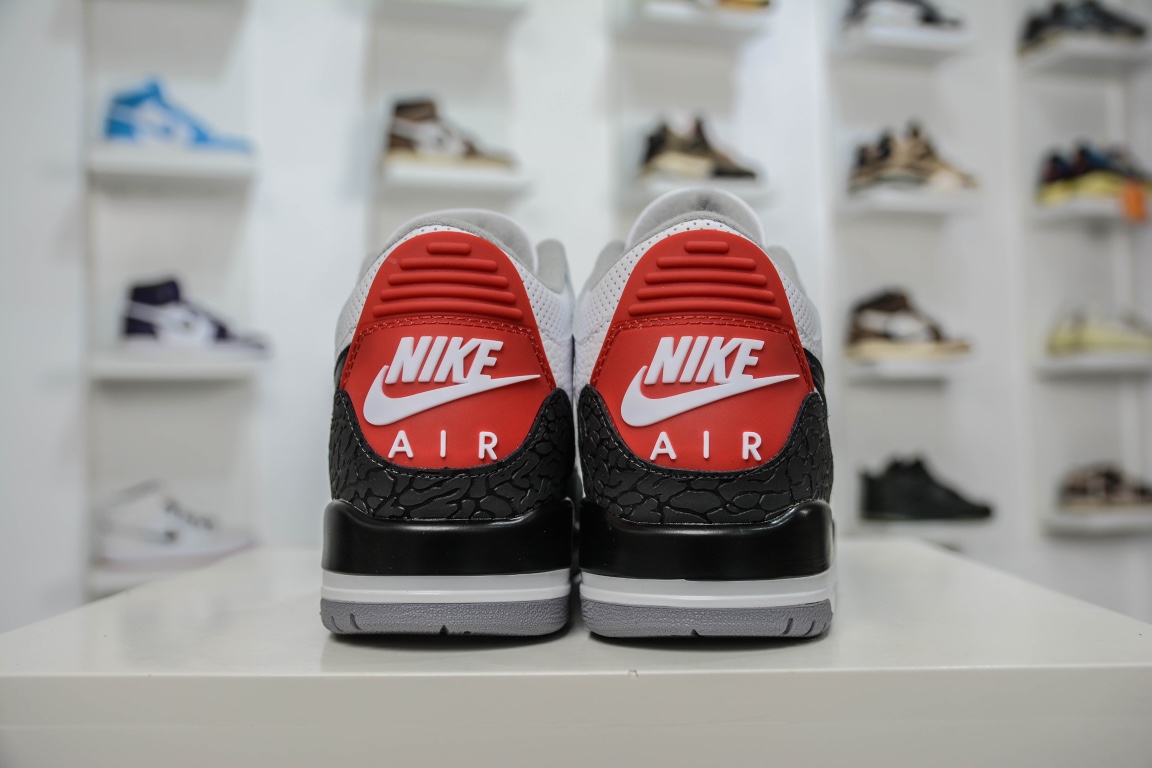 300 顶级性价比Air Jordan 3 Retro NRG JTH手稿白水泥 AQ3835-160
