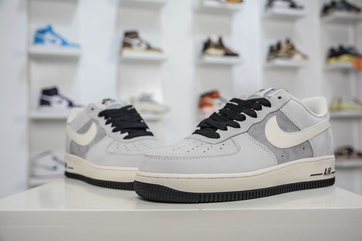 260 Air Force 1 '07 Low 浅灰白麂皮KT3396-225