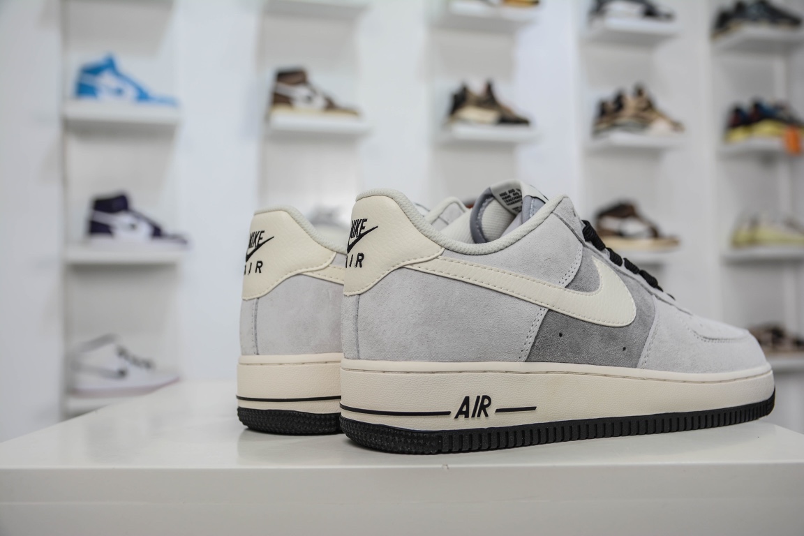 260 Air Force 1 '07 Low 浅灰白麂皮KT3396-225