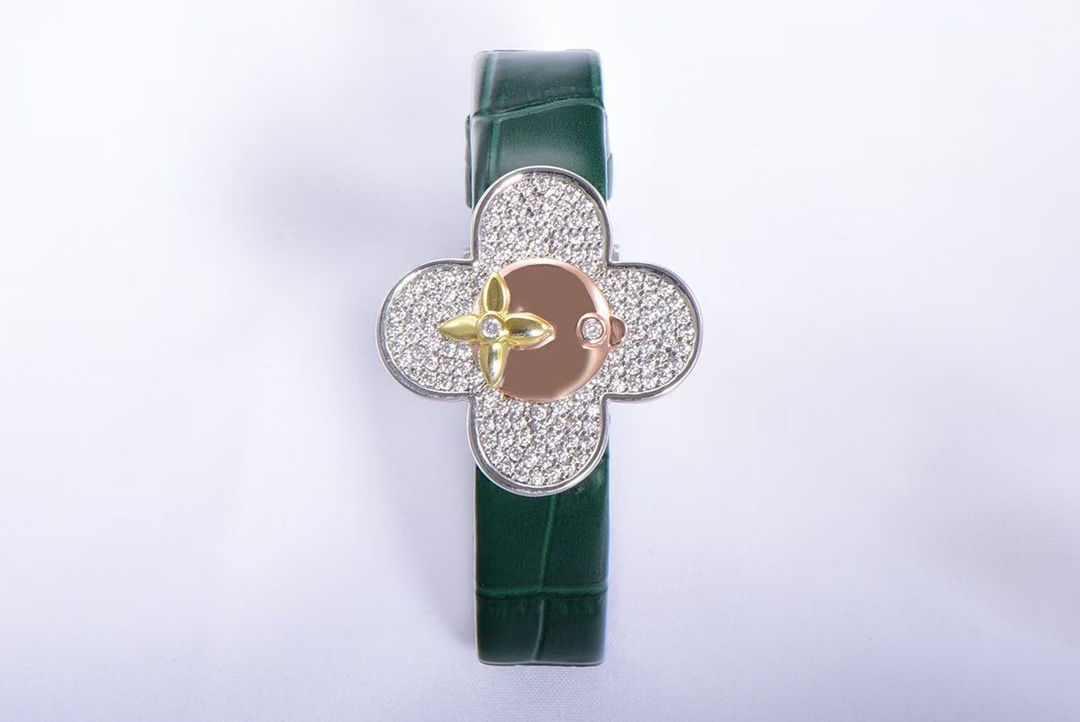 Louis Vuitton Vivian Mascot Women Wristwatch: New Edition Features Diamond Details