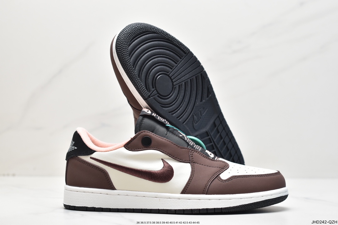 190 Nike Air Jordan 1 Retro Low Slip”Black Toe”迈克尔·乔丹aj1低帮AV3918-168