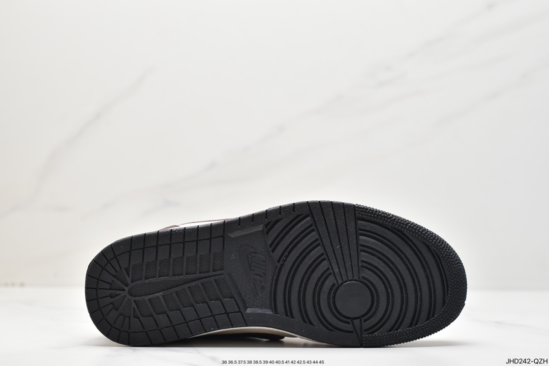 190 Nike Air Jordan 1 Retro Low Slip”Black Toe”迈克尔·乔丹aj1低帮AV3918-168
