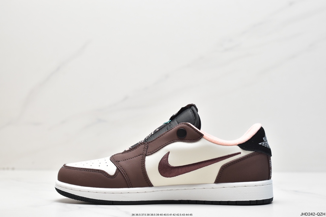 190 Nike Air Jordan 1 Retro Low Slip”Black Toe”迈克尔·乔丹aj1低帮AV3918-168