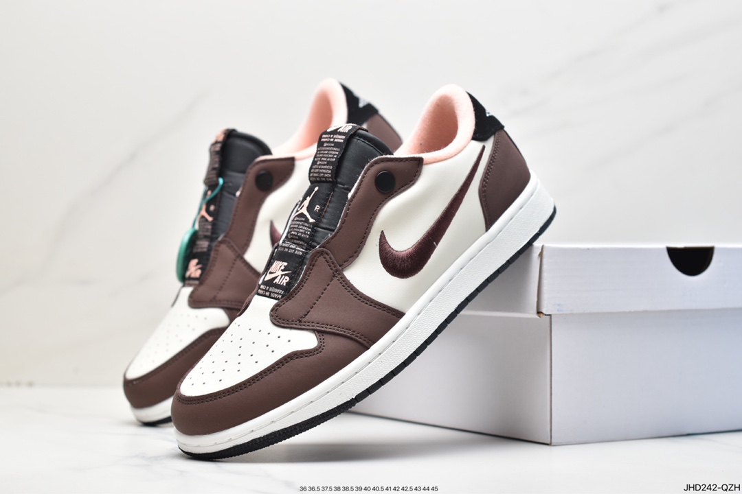 190 Nike Air Jordan 1 Retro Low Slip”Black Toe”迈克尔·乔丹aj1低帮AV3918-168