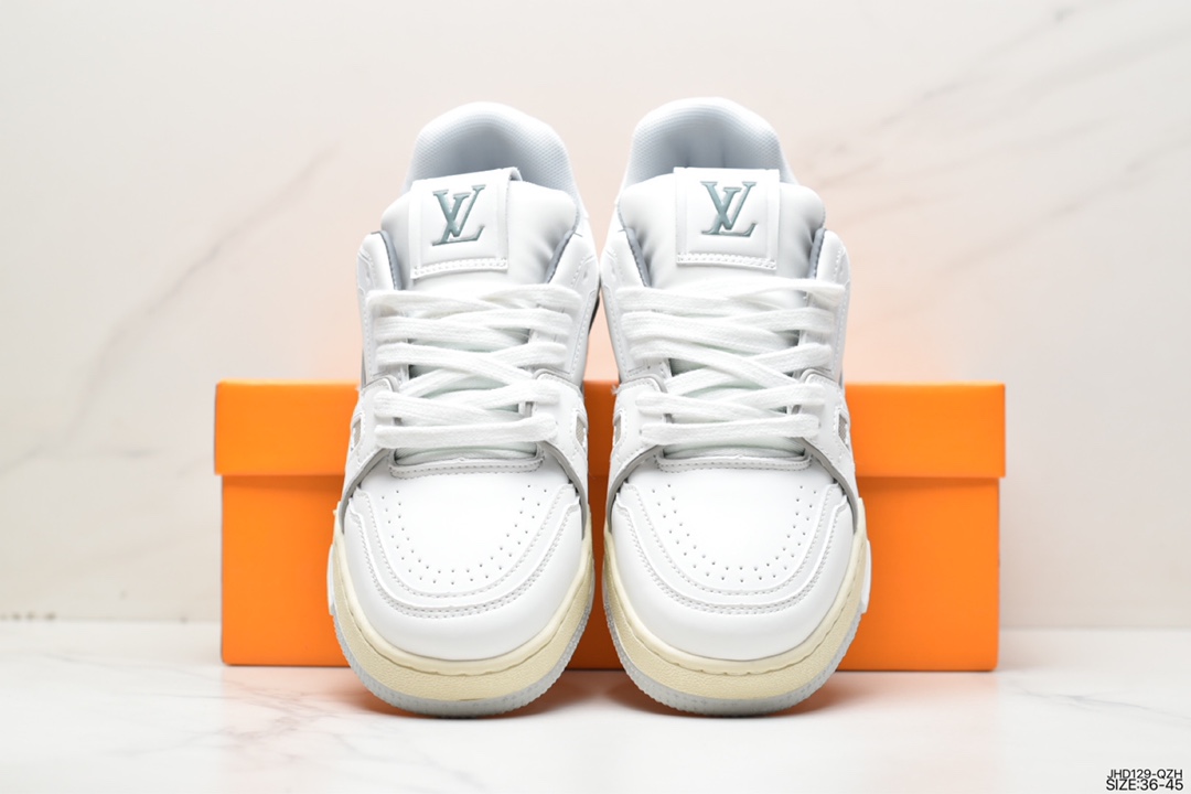 New LV Louis Vuitton Louis Vuitton Trainer Sneaker Low casual sports culture all-match basketball shoes