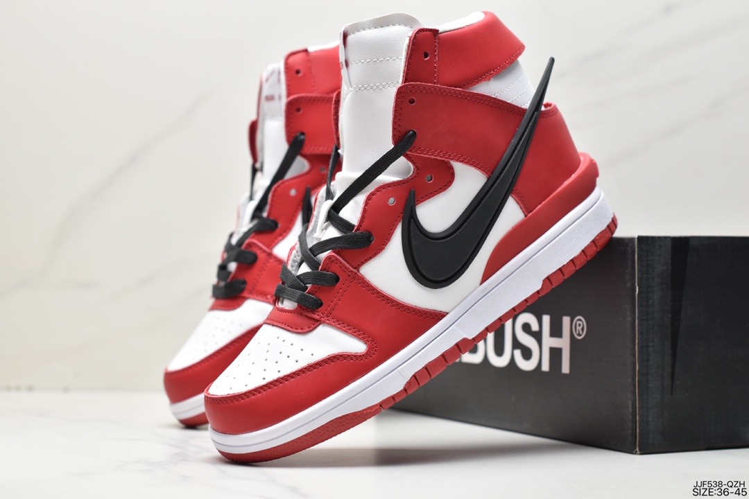 135 耐克AMBUSH x SB Dunk High SB滑板鞋高帮CU7544-400