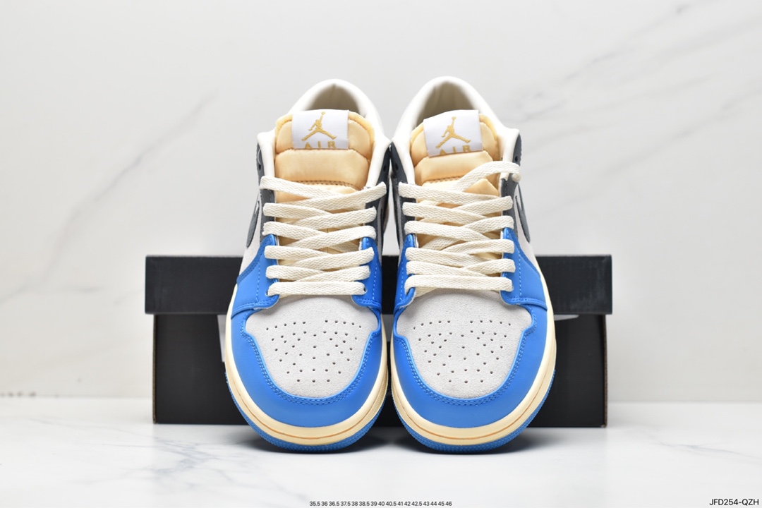 170 Air Jordan 1 Low UNC Grey 灰蓝 AJ1乔1低帮休闲板鞋 DZ5376-469