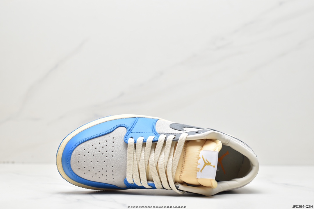 170 Air Jordan 1 Low UNC Grey 灰蓝 AJ1乔1低帮休闲板鞋 DZ5376-469