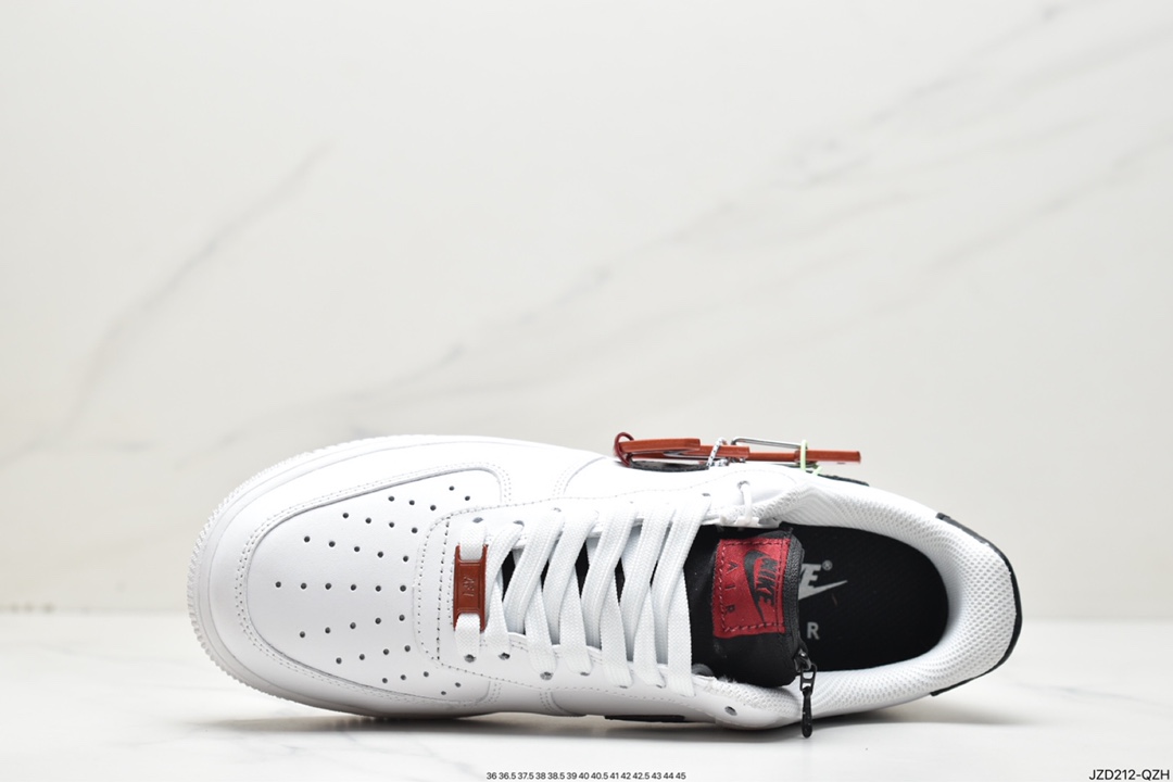 140 耐克Nike Air Force 1 '07 Lv8”Carabiner Swoosh Red”空军一号DH7579-100
