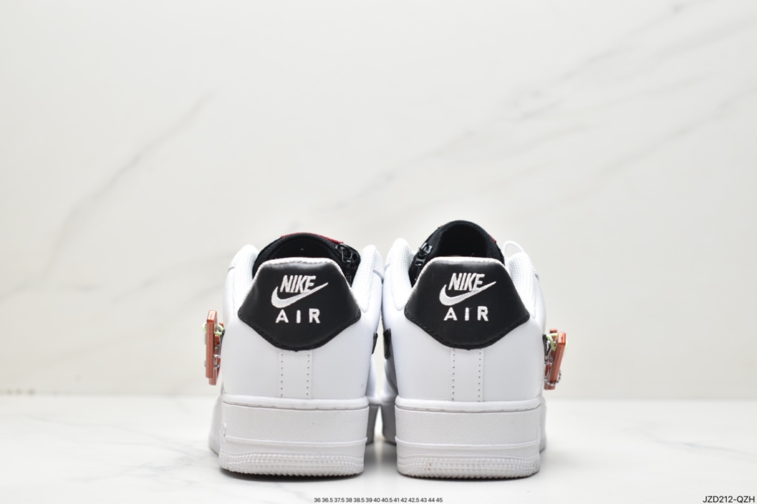 140 耐克Nike Air Force 1 '07 Lv8”Carabiner Swoosh Red”空军一号DH7579-100