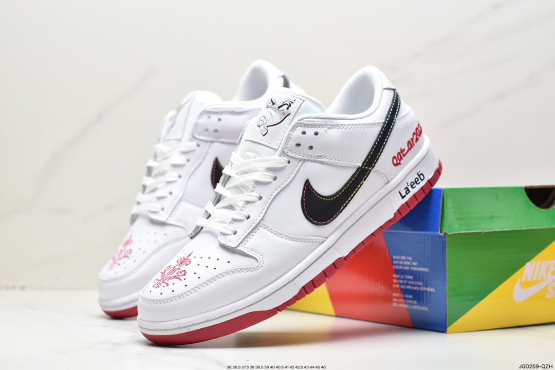 180 Nk SB Zoom Dunk Low X La eeb 卡塔尔2022世界杯联名DJ6188-006