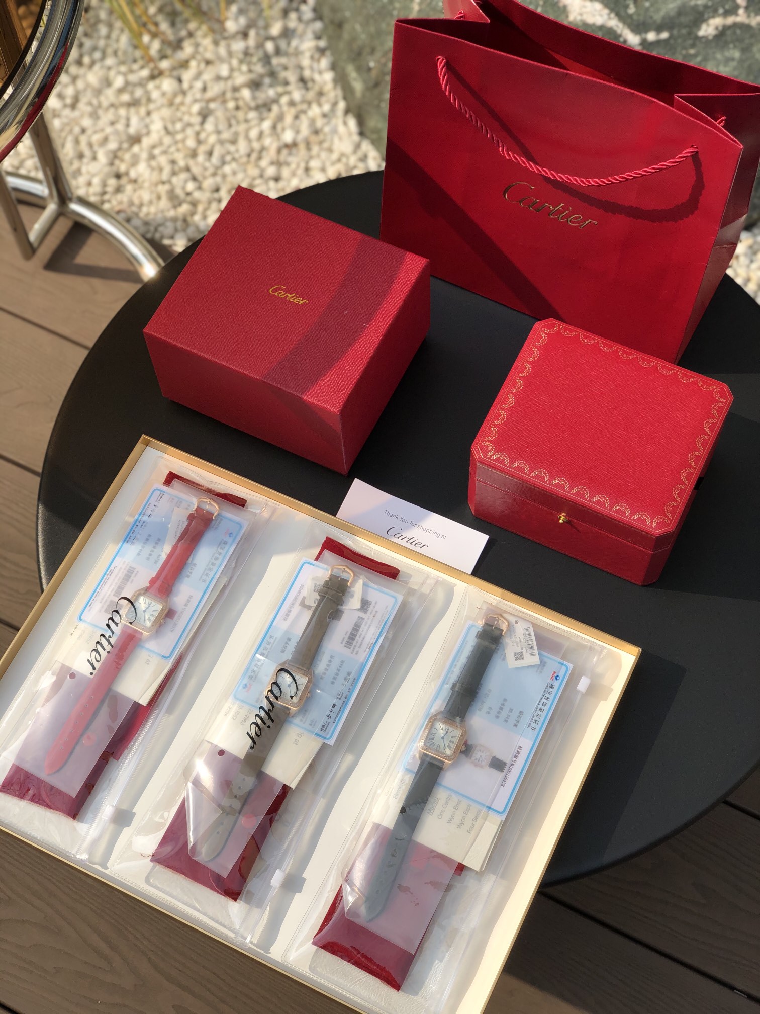 NO:142671,Cartier Santos-Dumont watch Small 18K rose gold quartz, cartier19860909卡地亚山度士超薄杜蒙系列腕表 Santos-Dumont腕表 小号 18K玫瑰金 石英,,cartier,Watch