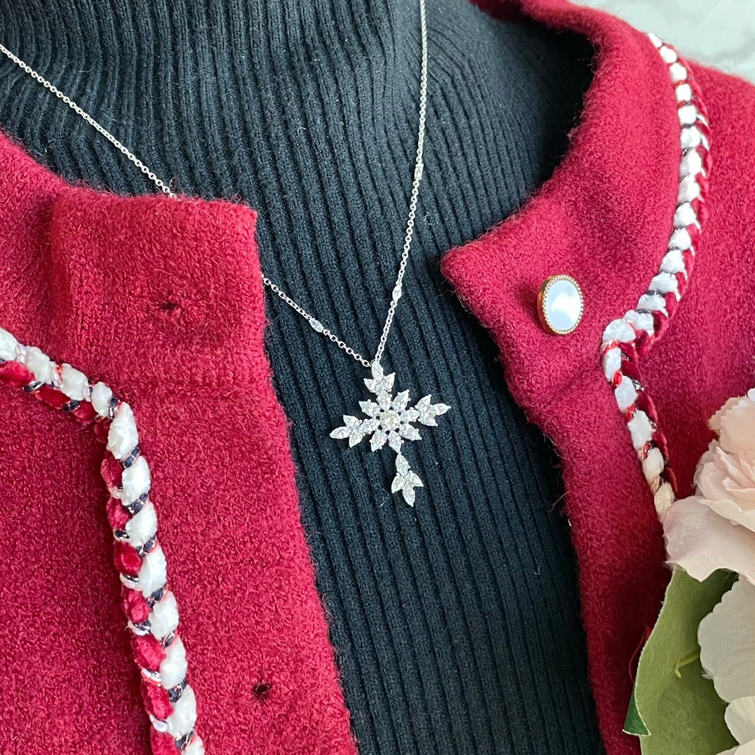 Jewelry Necklaces & Pendants Set With Diamonds 925 Silver