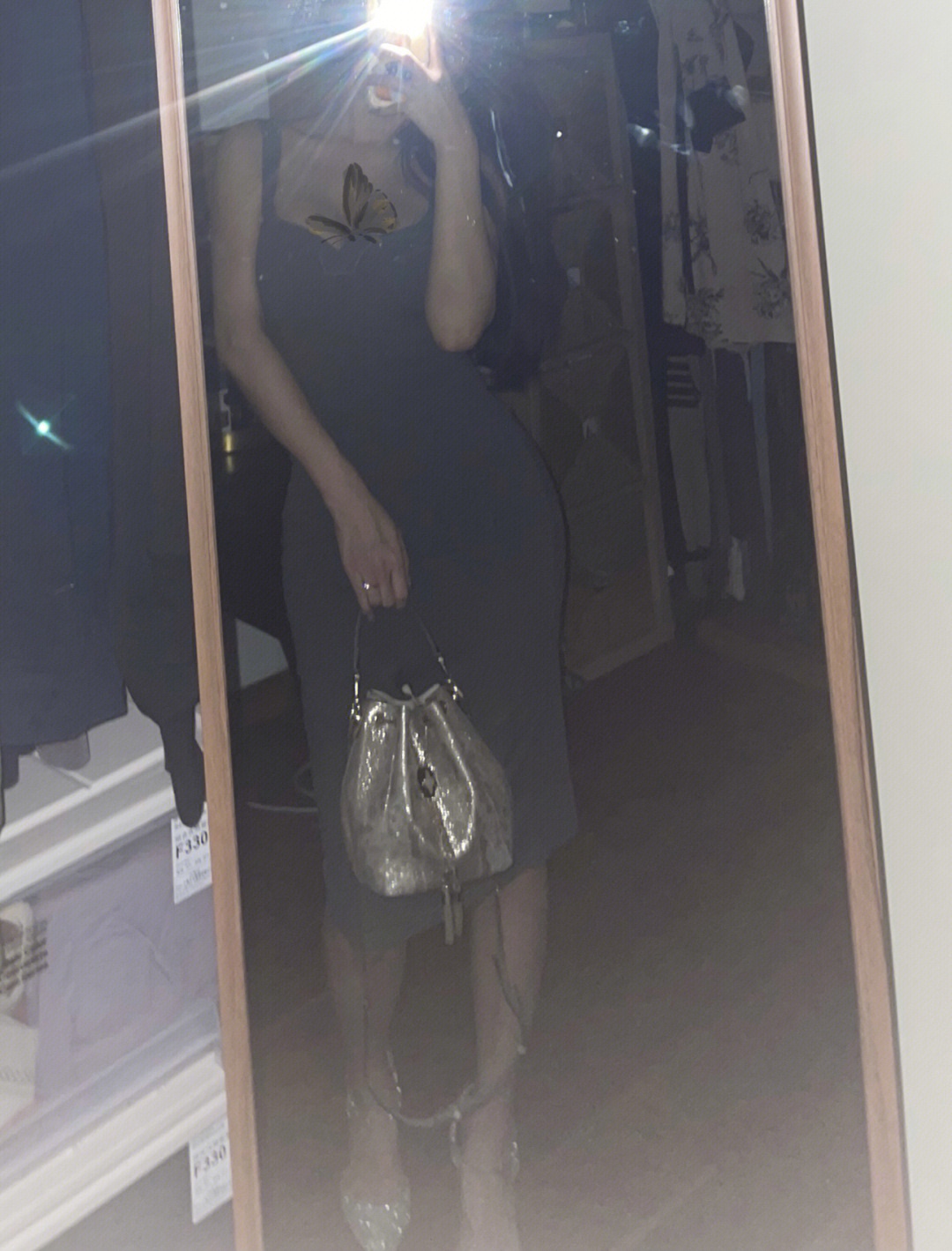 Bulgari sparkly bucket bag