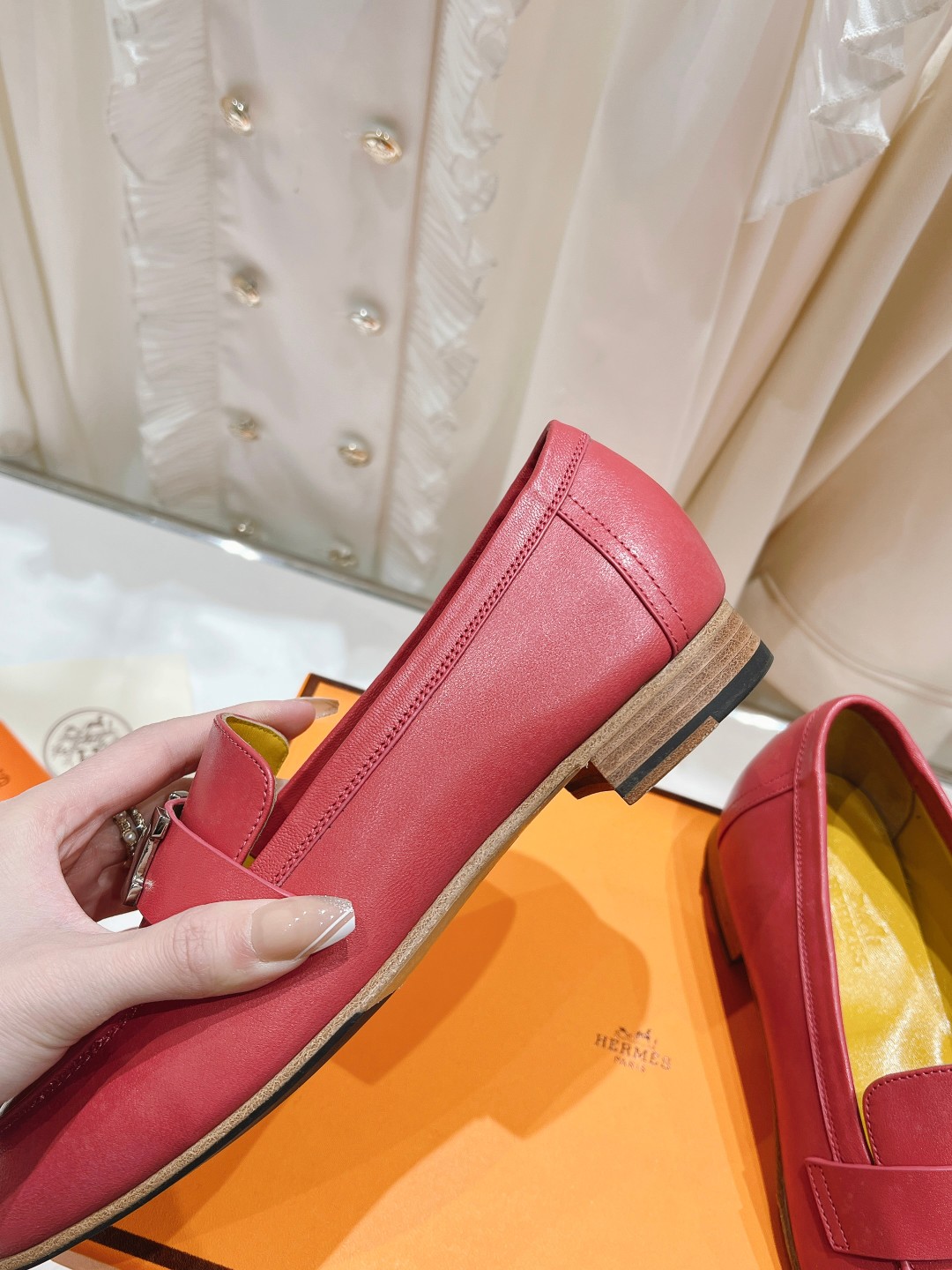 高版本出厂 🆕Herme…s fw new arrival～H家新款kelly扣乐福鞋鞋型很好看，见到到