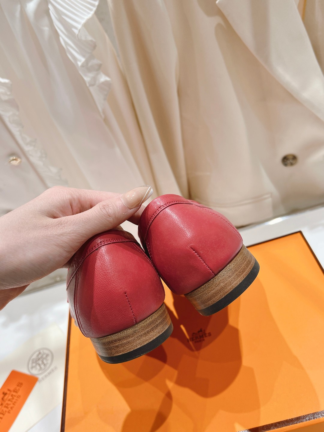 高版本出厂 🆕Herme…s fw new arrival～H家新款kelly扣乐福鞋鞋型很好看，见到到