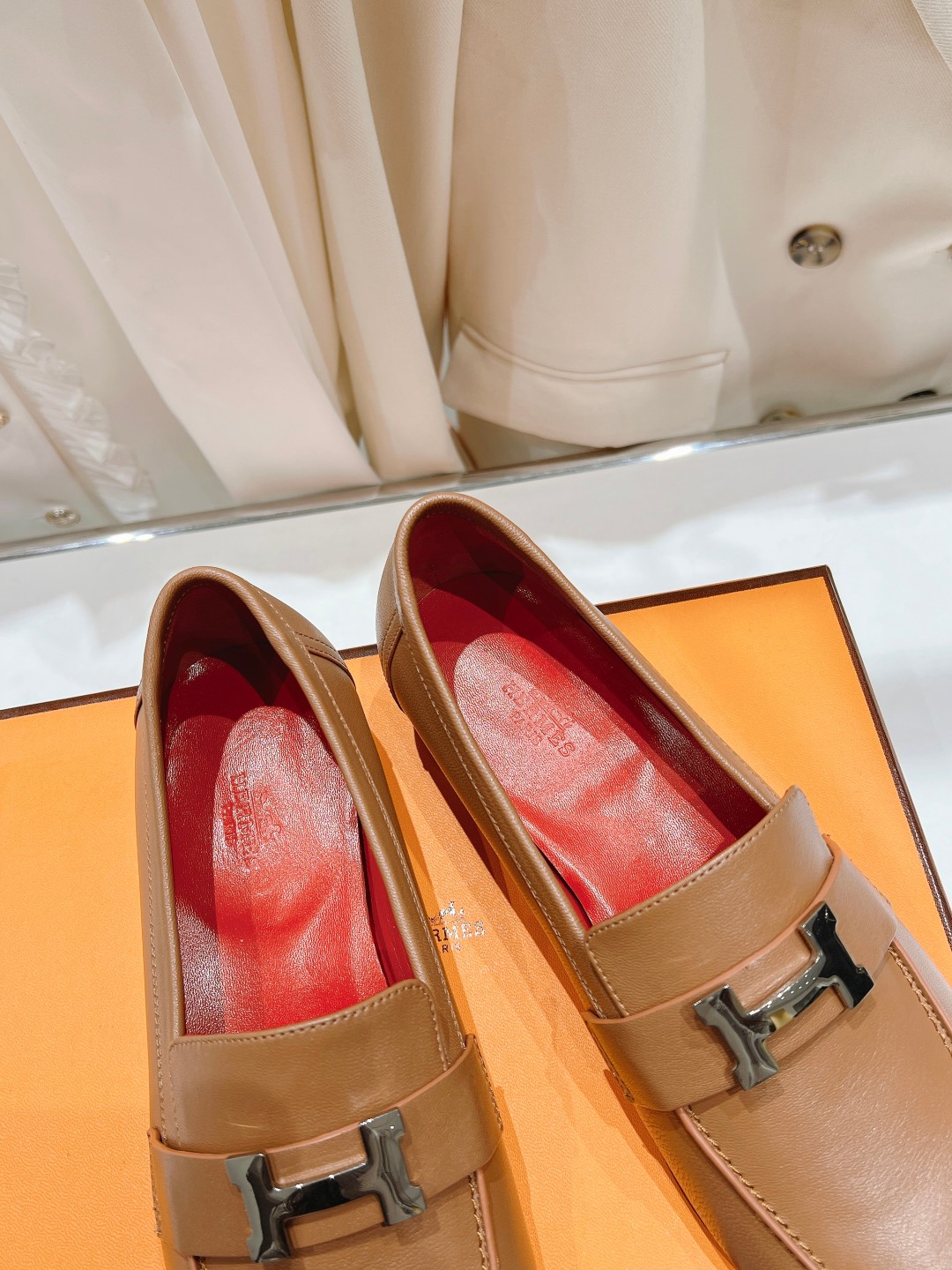 高版本出厂 🆕Herme…s fw new arrival～H家新款kelly扣乐福鞋鞋型很好看，见到到