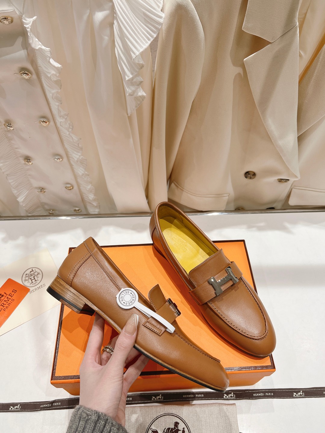 高版本出厂 🆕Herme…s fw new arrival～H家新款kelly扣乐福鞋鞋型很好看，见到到