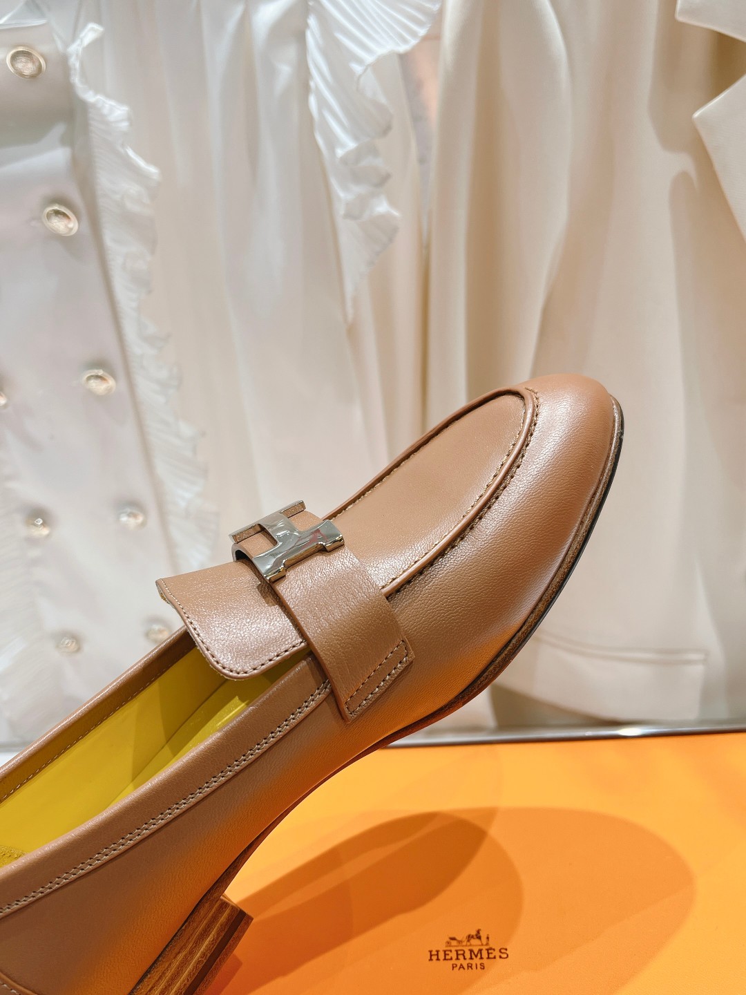 高版本出厂 🆕Herme…s fw new arrival～H家新款kelly扣乐福鞋鞋型很好看，见到到