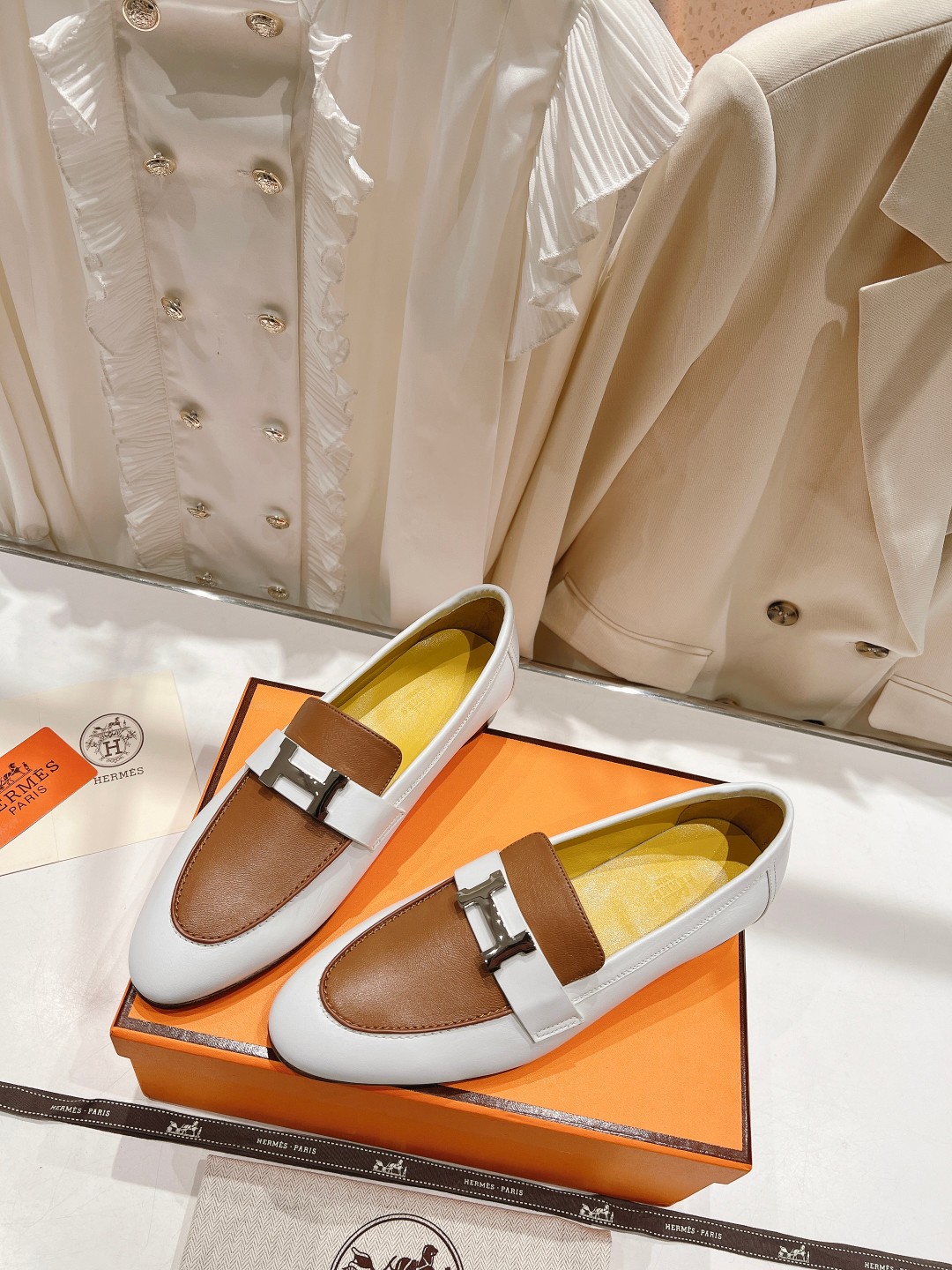 高版本出厂 🆕Herme…s fw new arrival～H家新款kelly扣乐福鞋鞋型很好看，见到到