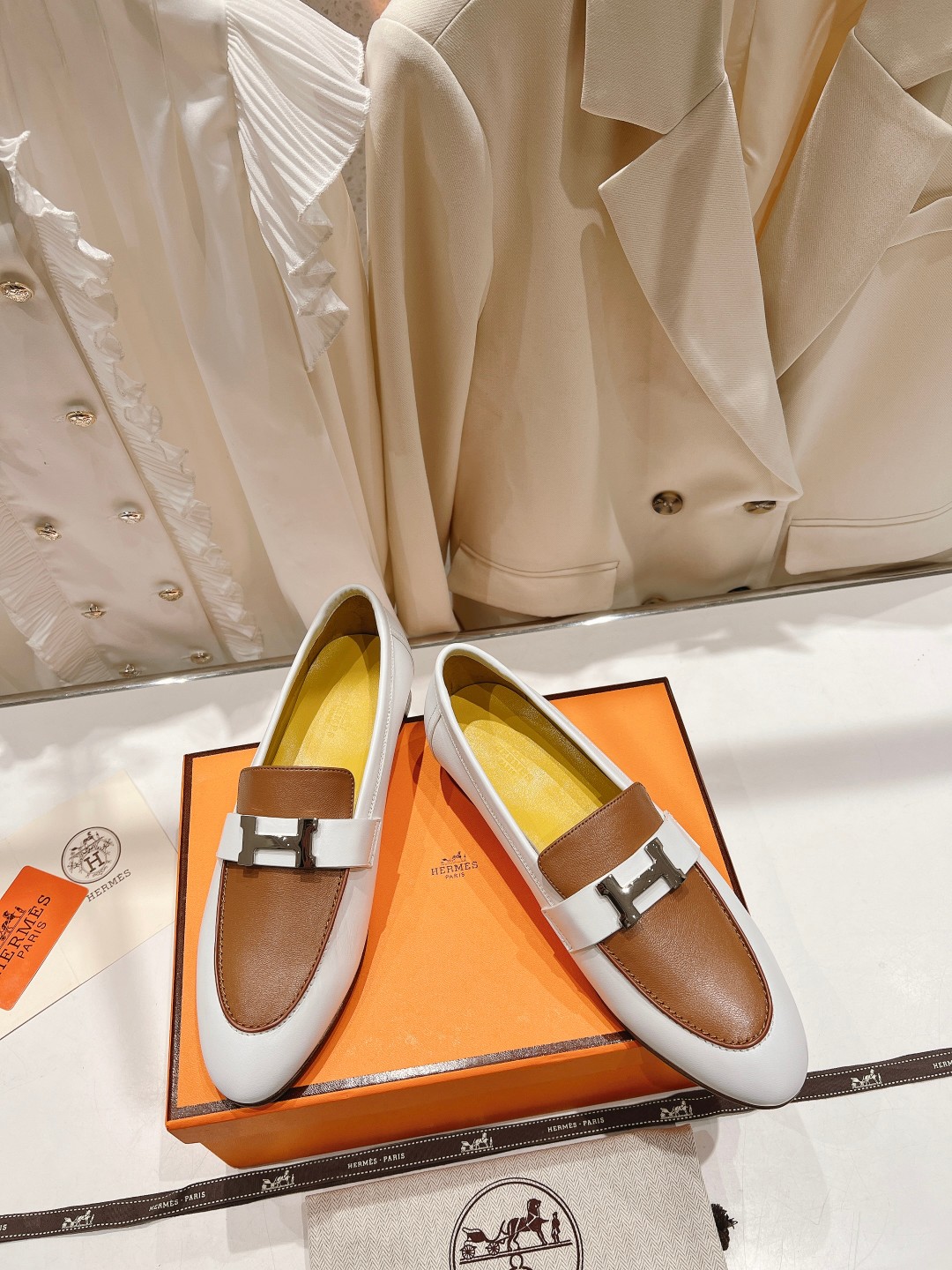 高版本出厂 🆕Herme…s fw new arrival～H家新款kelly扣乐福鞋鞋型很好看，见到到