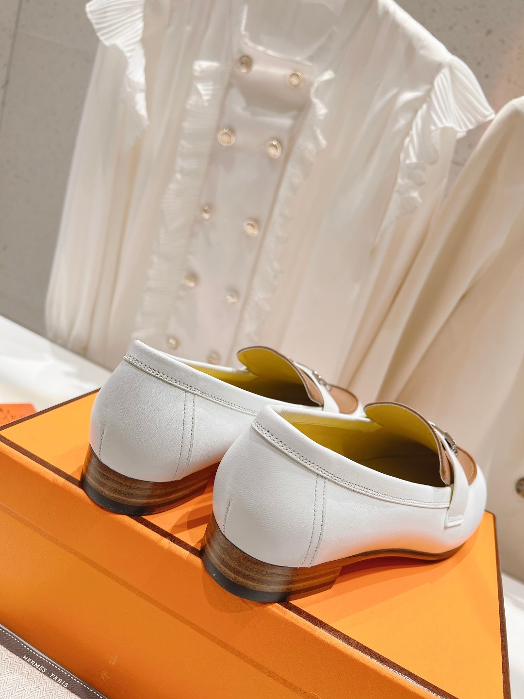 高版本出厂 🆕Herme…s fw new arrival～H家新款kelly扣乐福鞋鞋型很好看，见到到