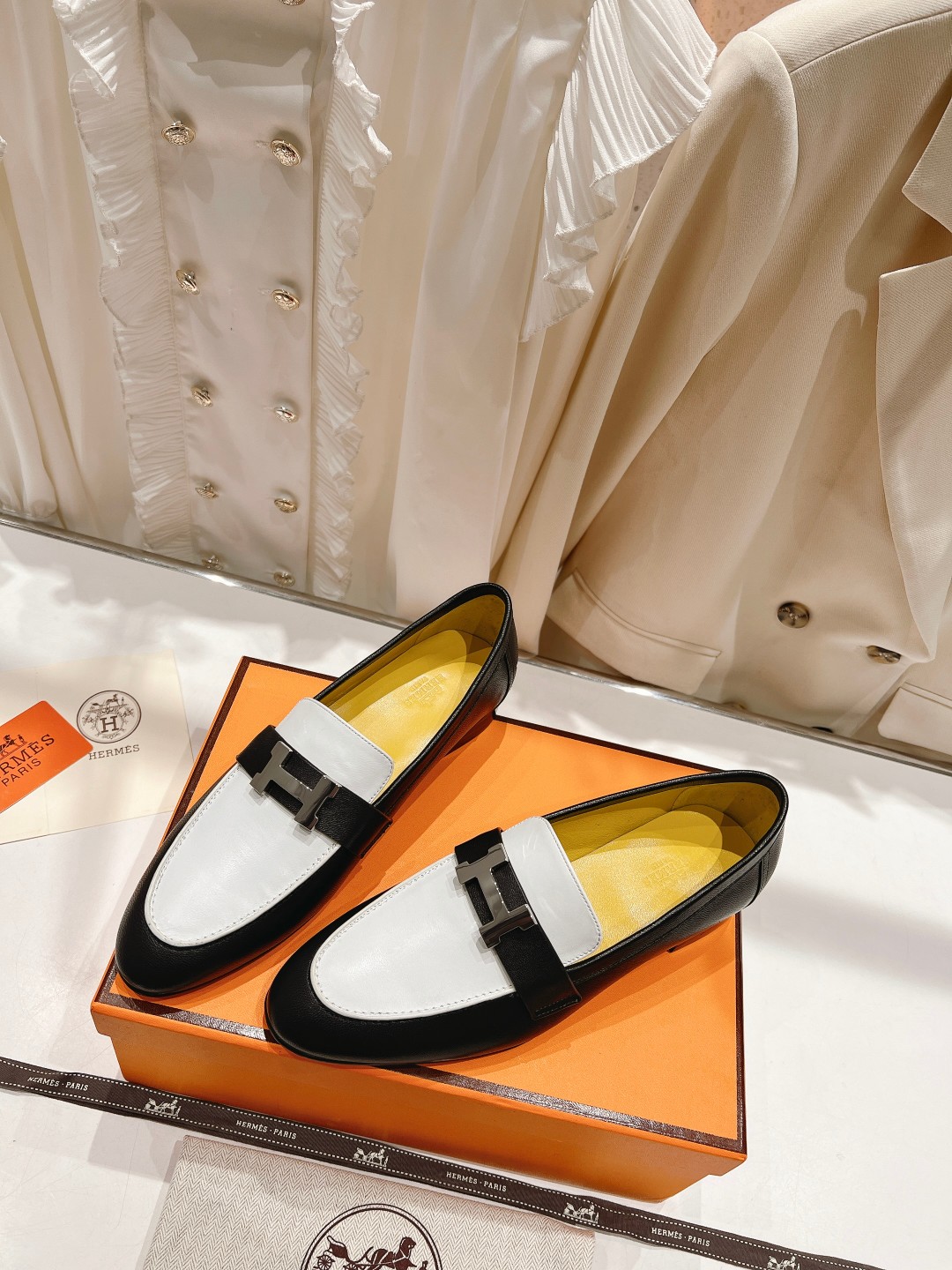 高版本出厂 🆕Herme…s fw new arrival～H家新款kelly扣乐福鞋鞋型很好看，见到到