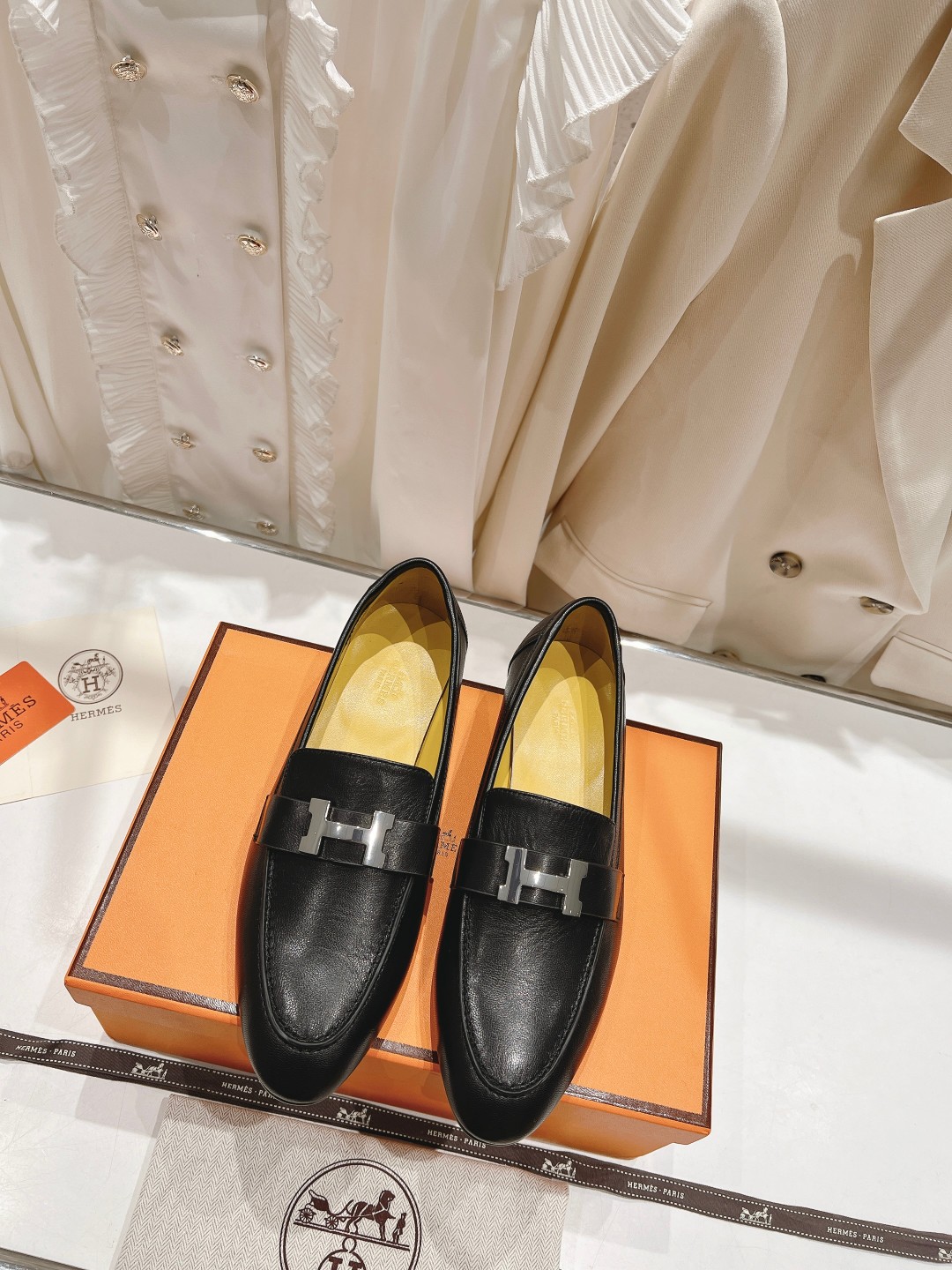 高版本出厂 🆕Herme…s fw new arrival～H家新款kelly扣乐福鞋鞋型很好看，见到到