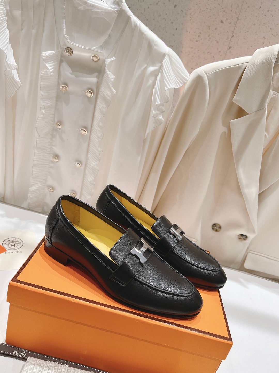 高版本出厂 🆕Herme…s fw new arrival～H家新款kelly扣乐福鞋鞋型很好看，见到到