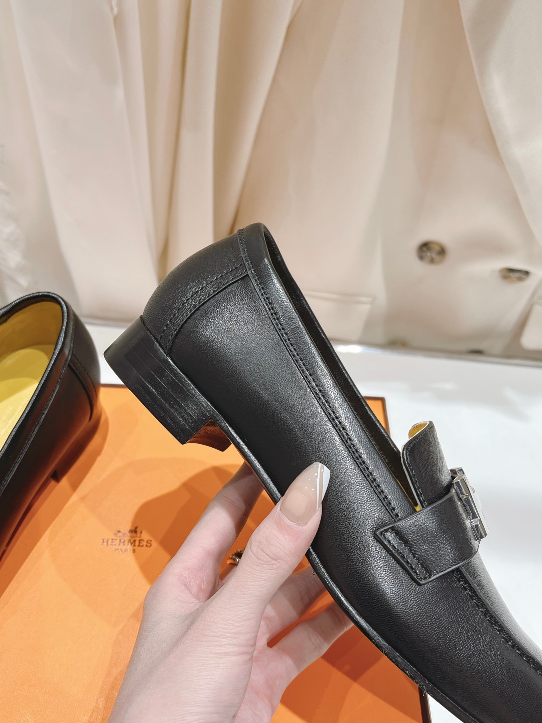高版本出厂 🆕Herme…s fw new arrival～H家新款kelly扣乐福鞋鞋型很好看，见到到