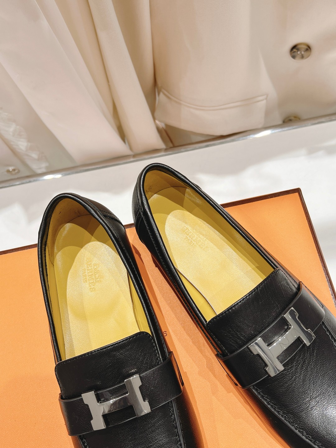 高版本出厂 🆕Herme…s fw new arrival～H家新款kelly扣乐福鞋鞋型很好看，见到到