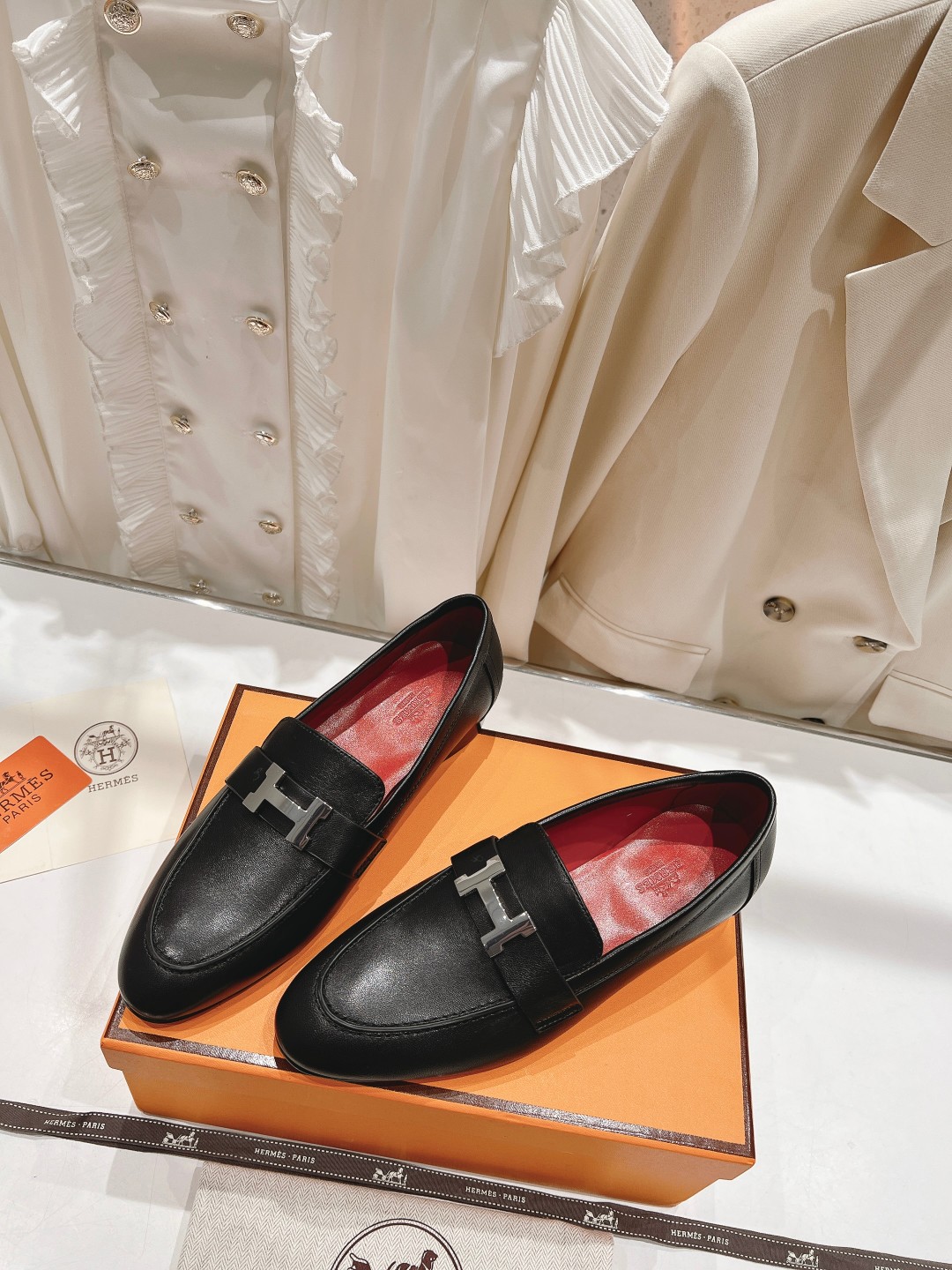 高版本出厂 🆕Herme…s fw new arrival～H家新款kelly扣乐福鞋鞋型很好看，见到到