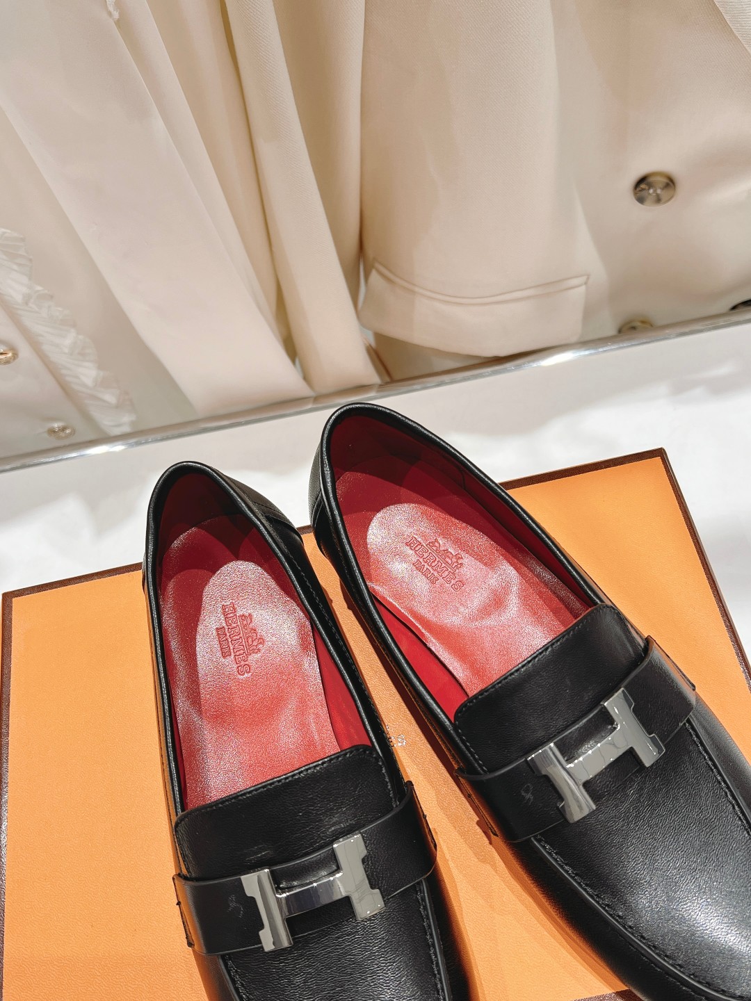 高版本出厂 🆕Herme…s fw new arrival～H家新款kelly扣乐福鞋鞋型很好看，见到到
