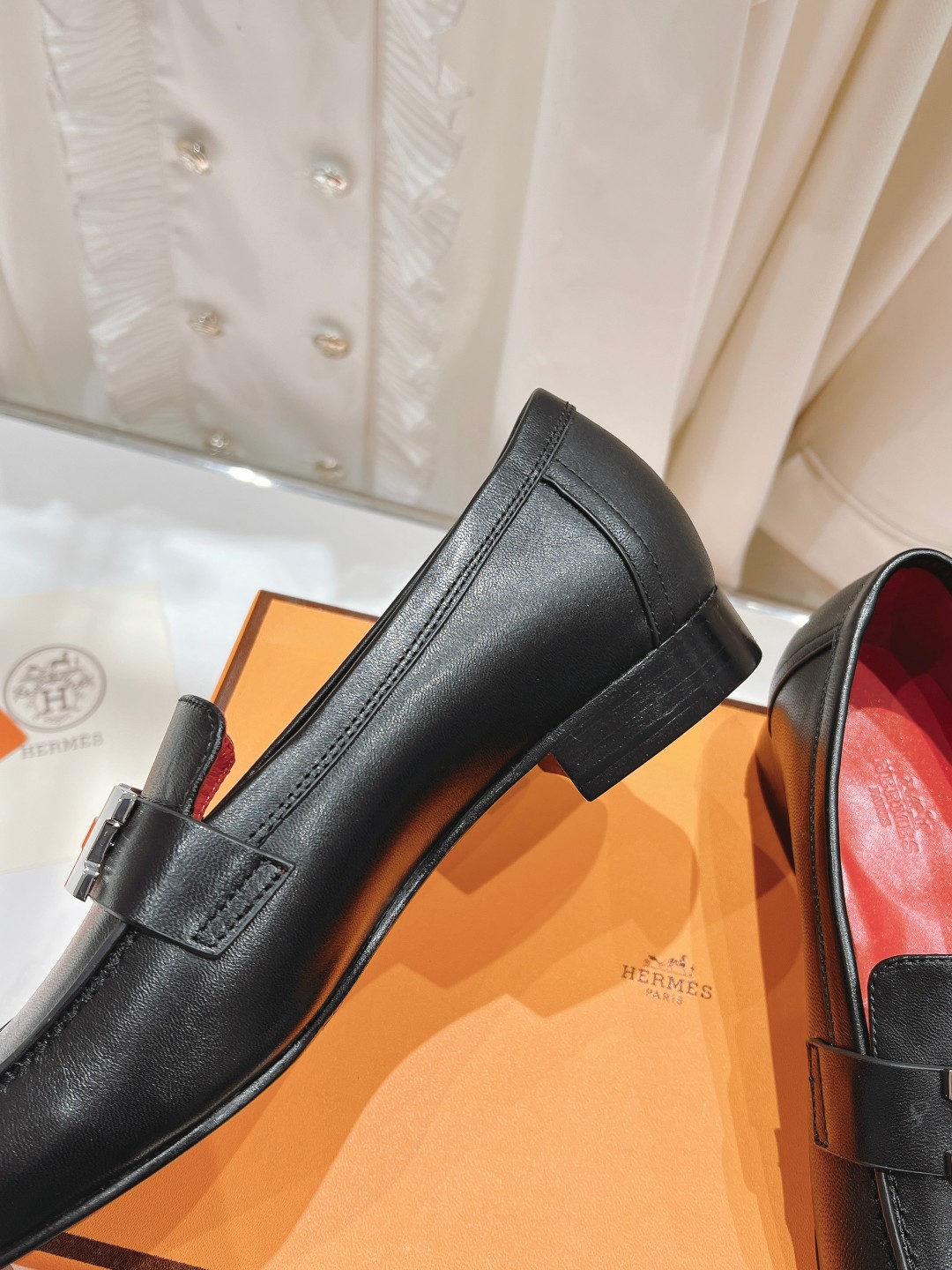 高版本出厂 🆕Herme…s fw new arrival～H家新款kelly扣乐福鞋鞋型很好看，见到到