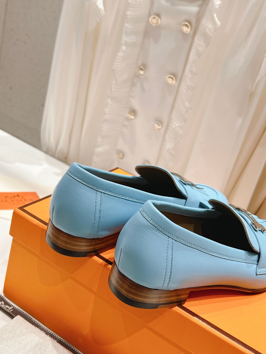 高版本出厂 🆕Herme…s fw new arrival～H家新款kelly扣乐福鞋鞋型很好看，见到到