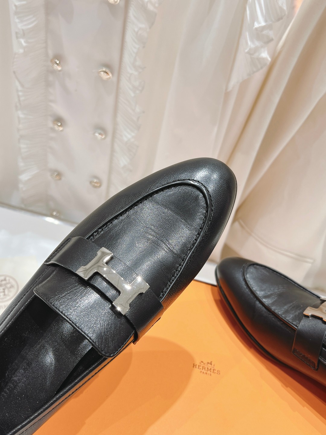 高版本出厂 🆕Herme…s fw new arrival～H家新款kelly扣乐福鞋鞋型很好看，见到到