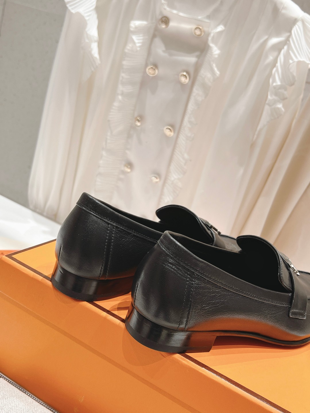 高版本出厂 🆕Herme…s fw new arrival～H家新款kelly扣乐福鞋鞋型很好看，见到到