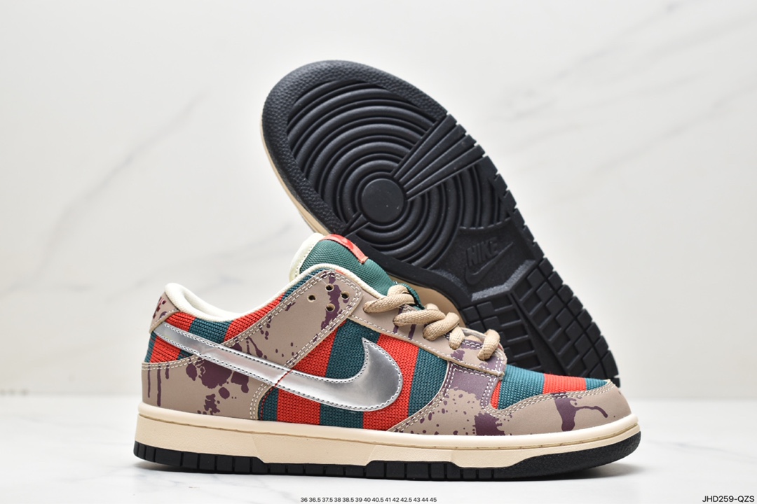 190 耐克STRANGELOVE x NIKE SB DUNK LOW “Raygun”猛鬼街 313170-202